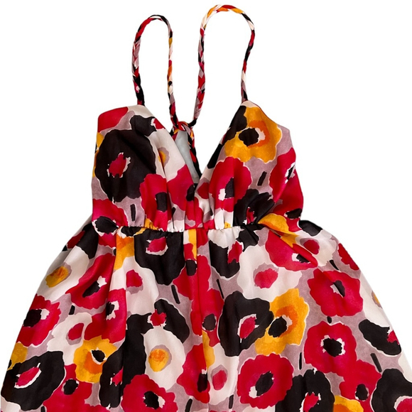 Long and Flowy Floral Thin Strap Baby-doll Maxi Dress - Picture 3 of 7